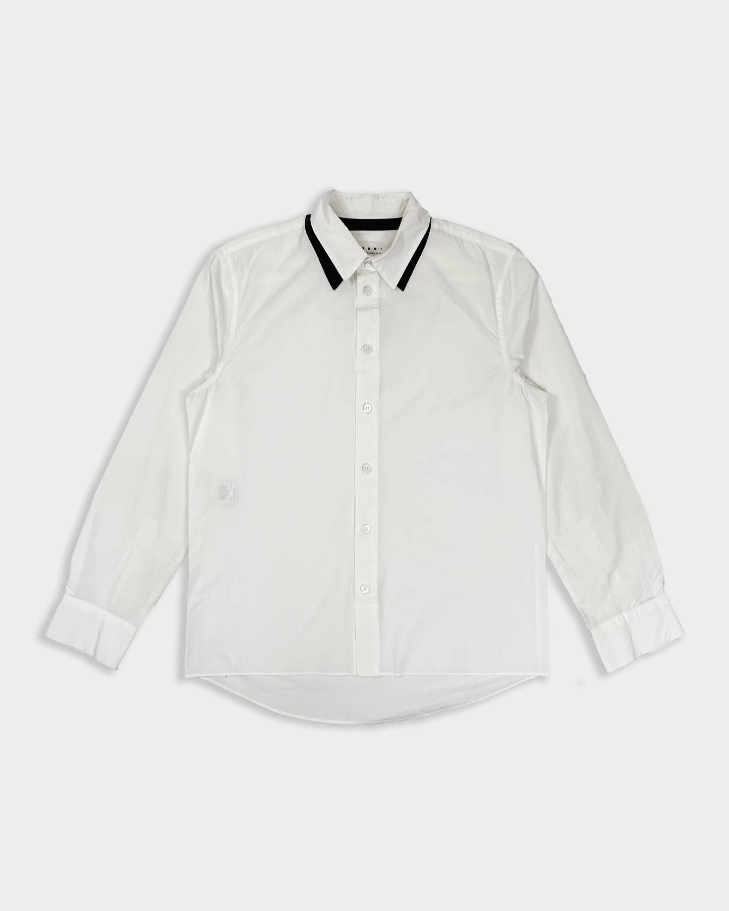 Marni Black Double Neck White Shirt 2013