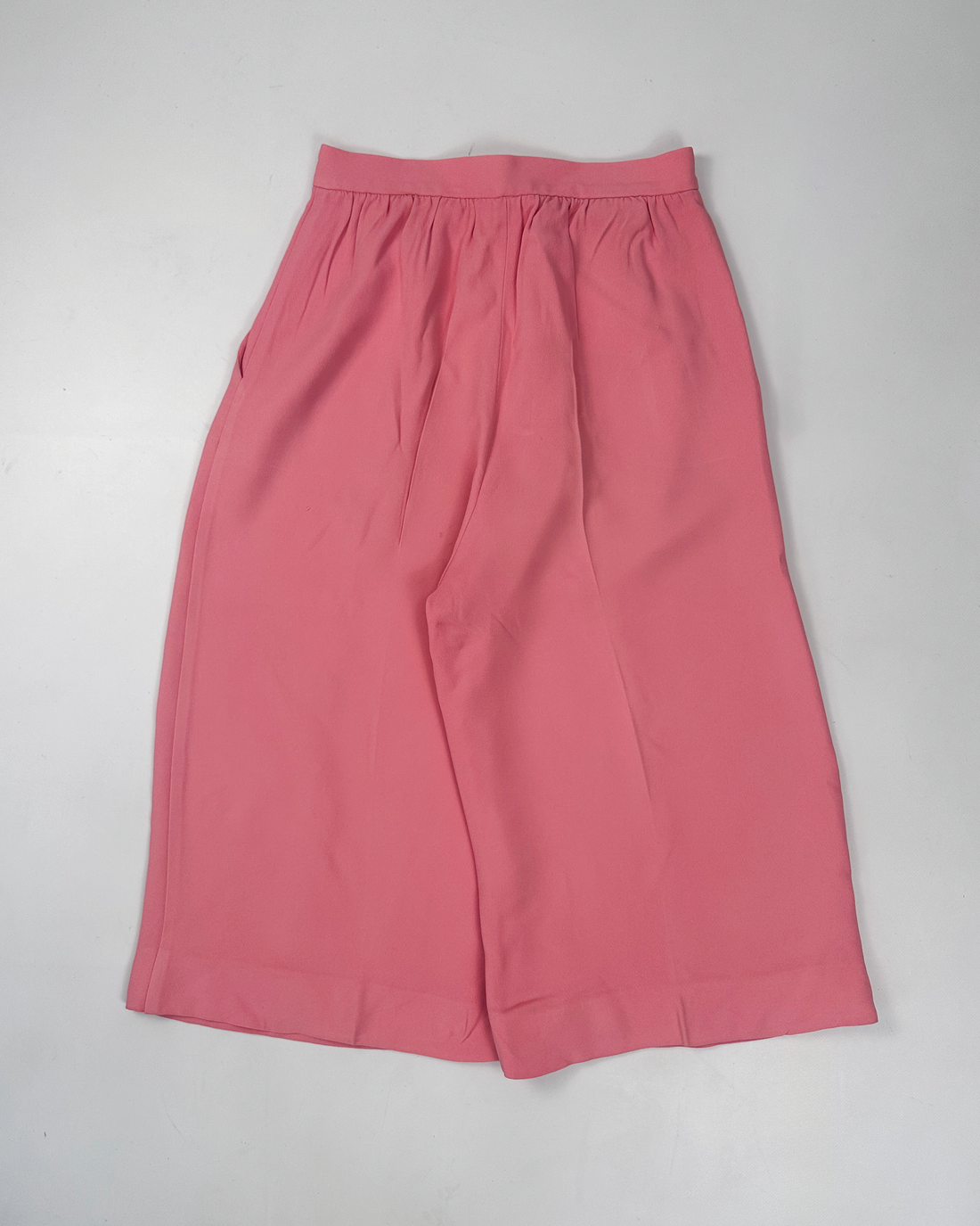 Miu Miu Pink 3/4 Acetate Wide Leg Pants 2000's