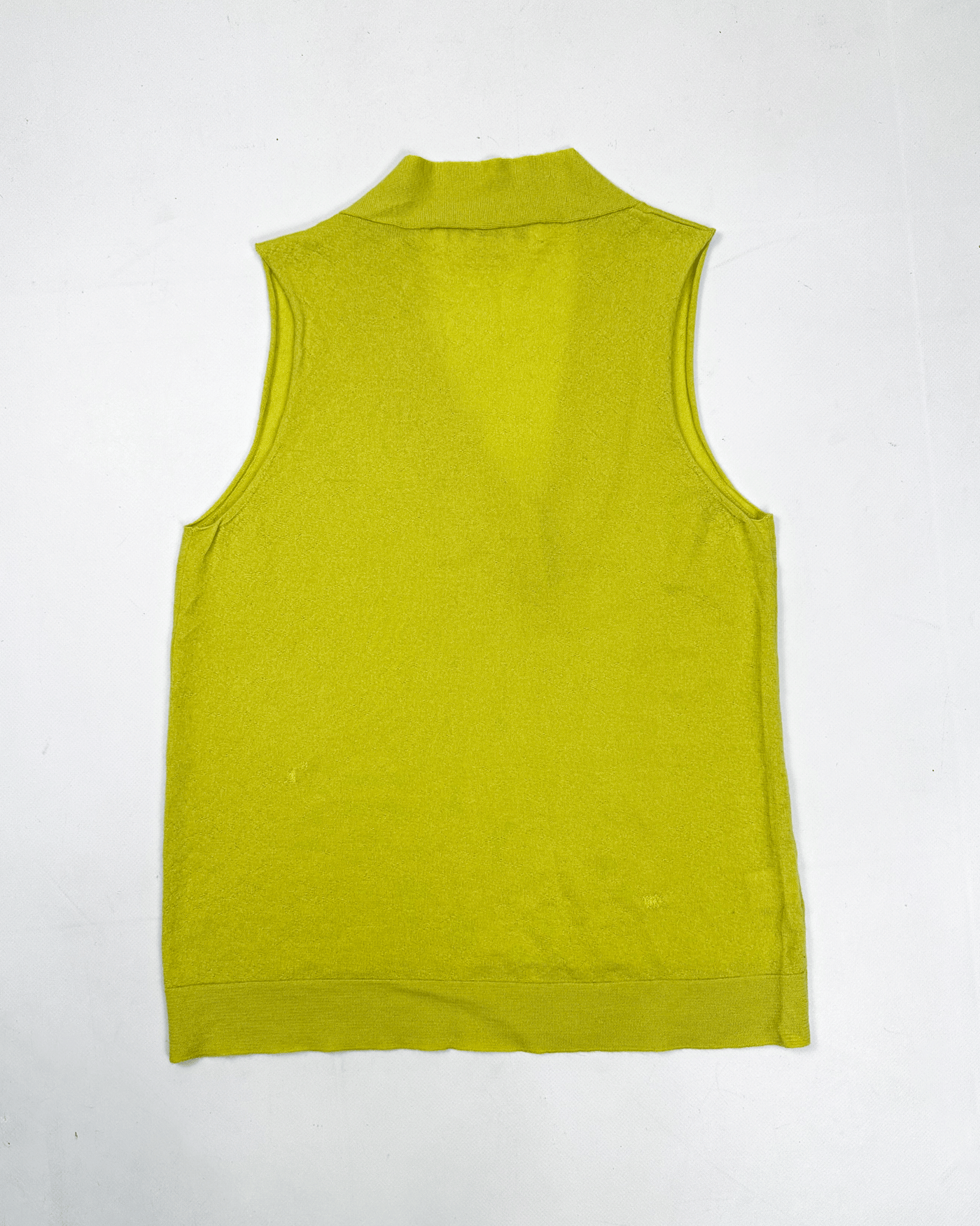 Marni Lime Green Cashmere Vest 2000's