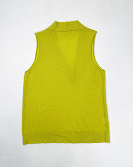Marni Lime Green Cashmere Vest 2000's