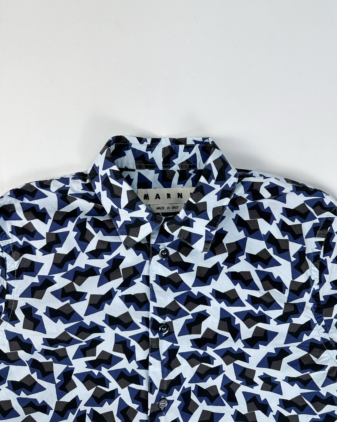 Marni printed Cotton Blue Shirt 2000's