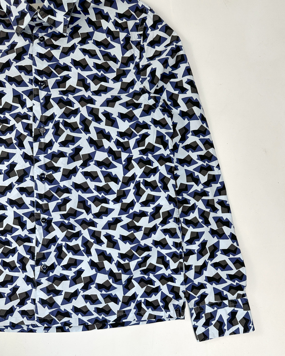 Marni printed Cotton Blue Shirt 2000's