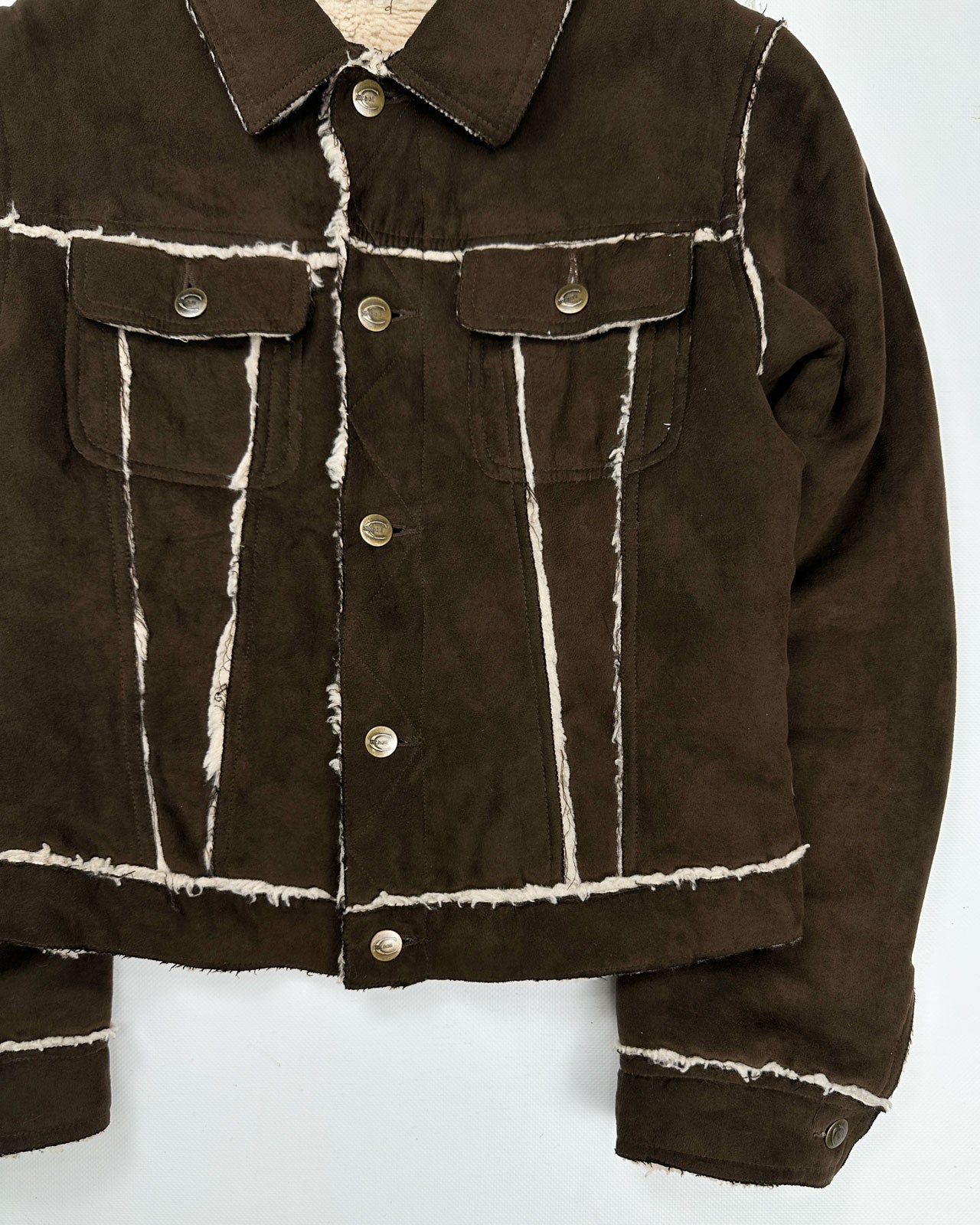 Roberto Cavalli Raw Edge Trucker Jacket 2000's