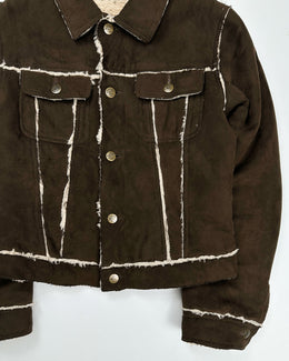 Roberto Cavalli Raw Edge Trucker Jacket 2000's