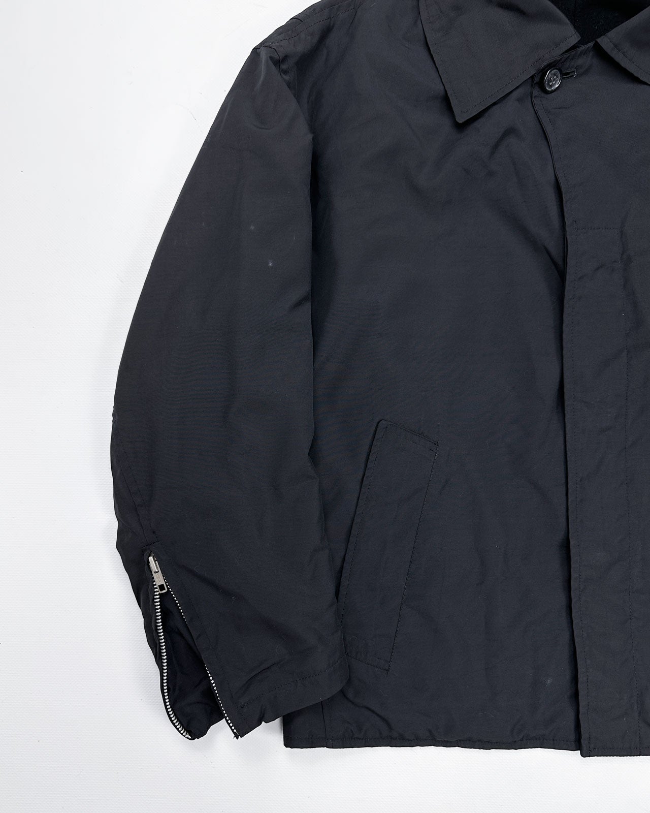 Yohji Yamamoto Black Nylon Jacket 1980's