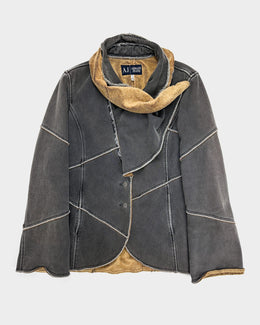 Armani Raw-Edge Grey Jacket 2000's