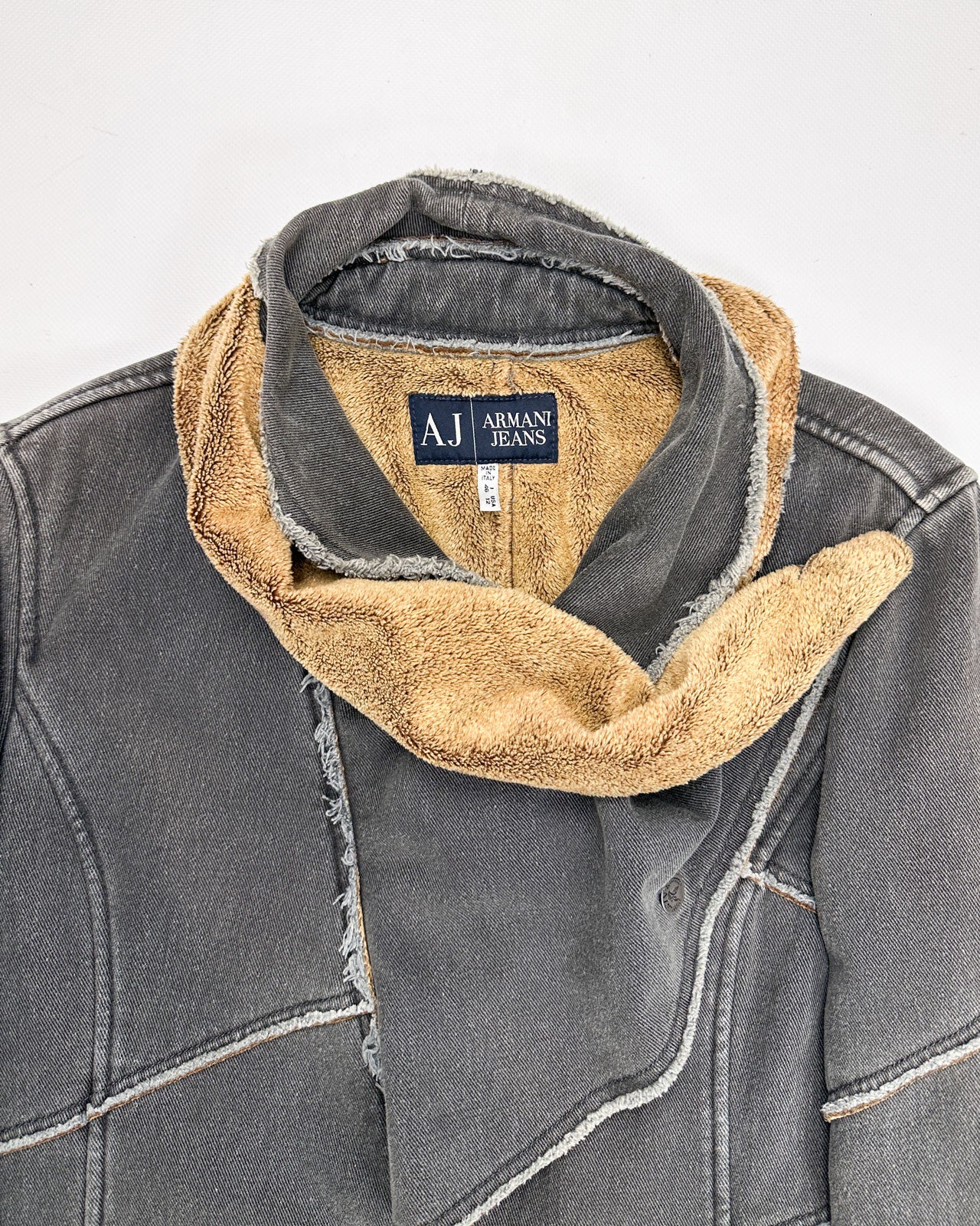 Armani Raw-Edge Grey Jacket 2000's