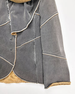 Armani Raw-Edge Grey Jacket 2000's