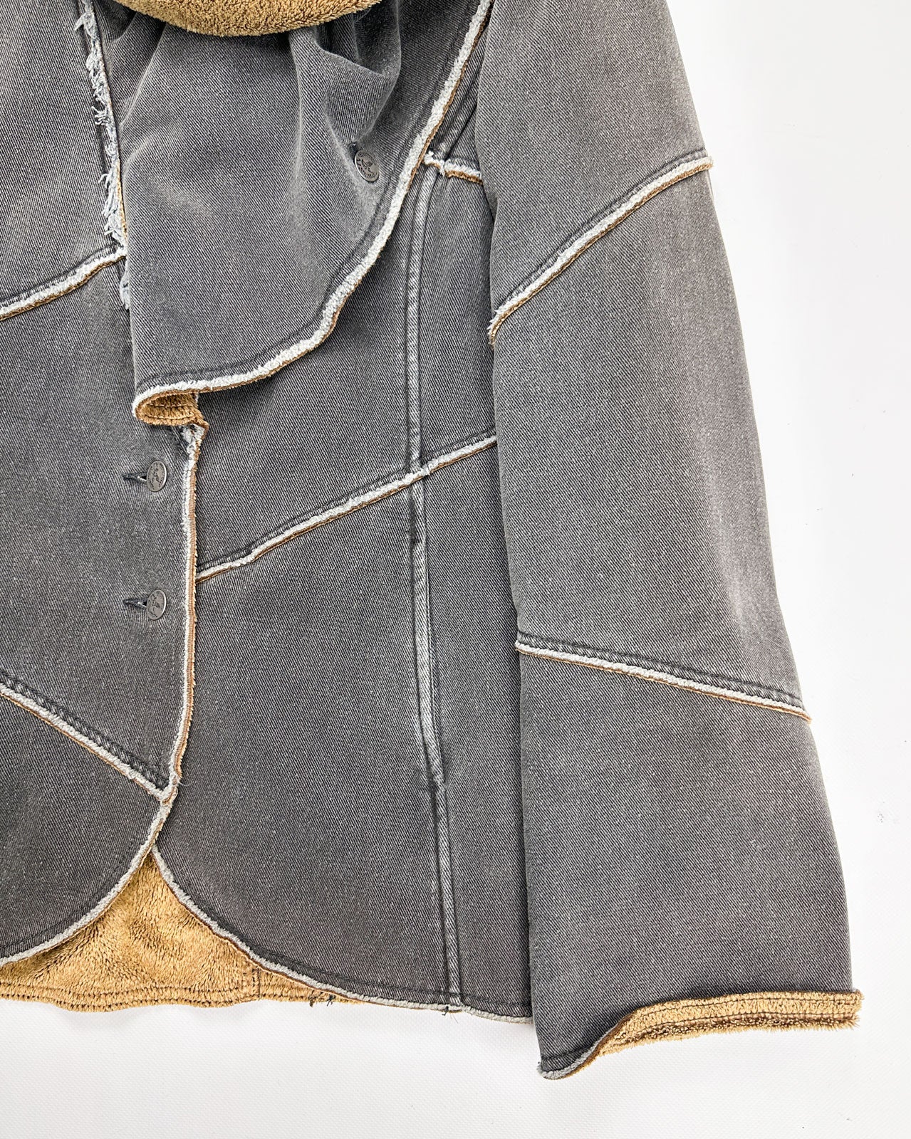 Armani Raw-Edge Grey Jacket 2000's