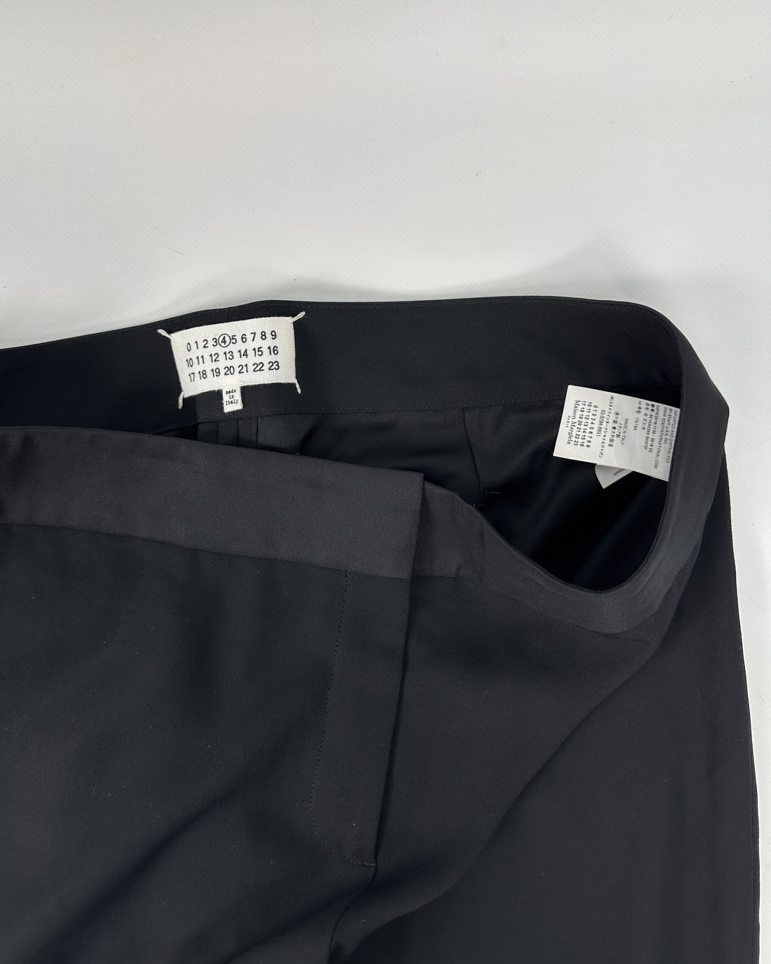 Maison Margiela 4 Viscose Fluid Black Pants FW 2016