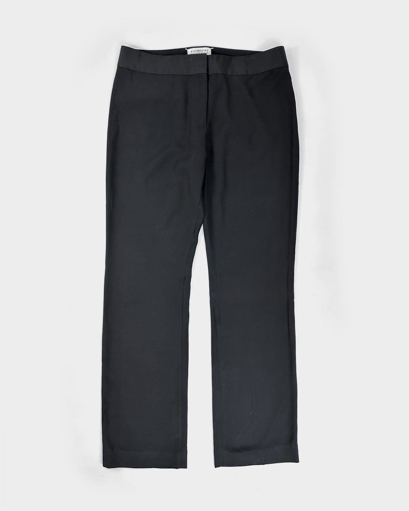 Maison Margiela 4 Viscose Fluid Black Pants FW 2016