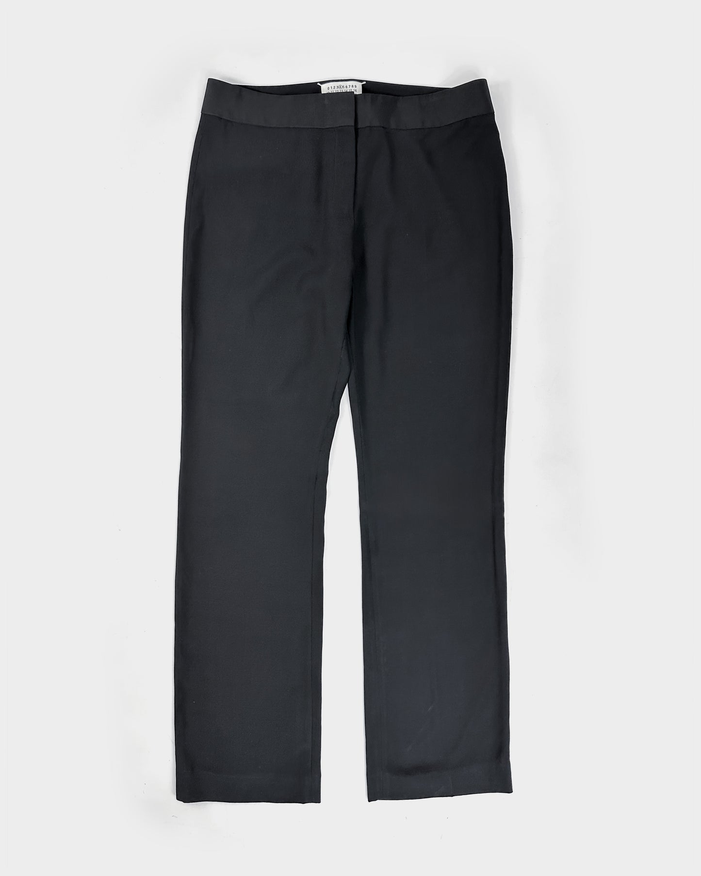 Maison Margiela 4 Viscose Fluid Black Pants FW 2016