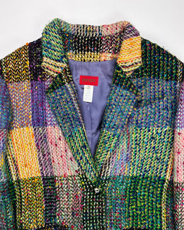 Kenzo Paris Multicolor Wool Blazer 1990's