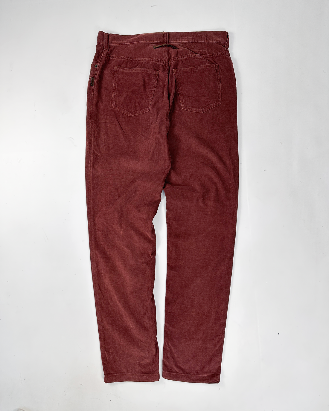 Jean Paul Gaultier Jeans Burgundy Velour Pants 1990's