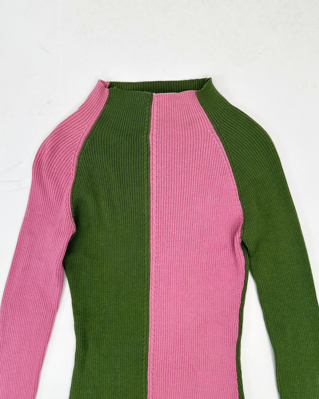 Versace Bicolor Knitted Top 2000's