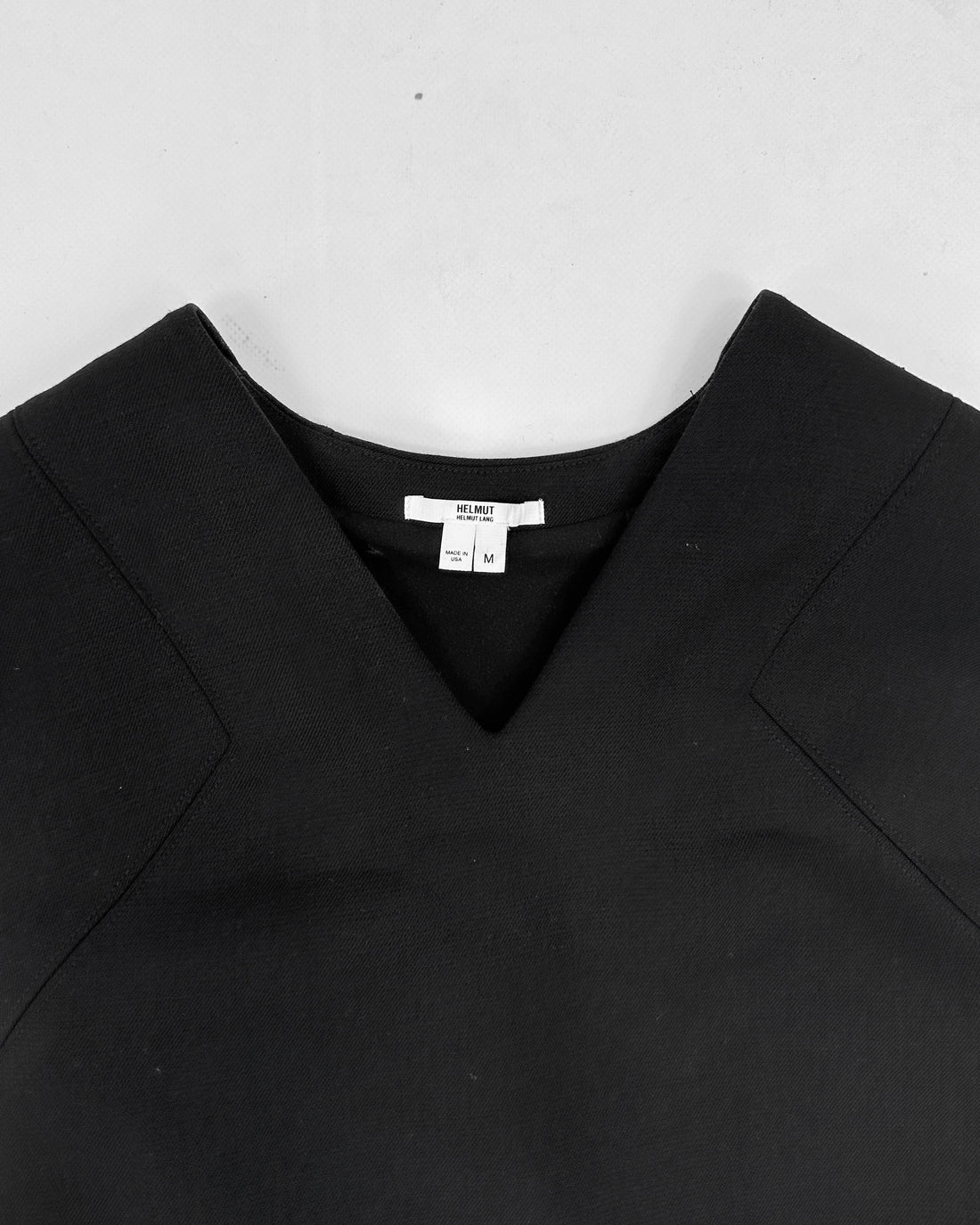 Helmut Lang Full Zipped Black Dress Made in Usa 1990's