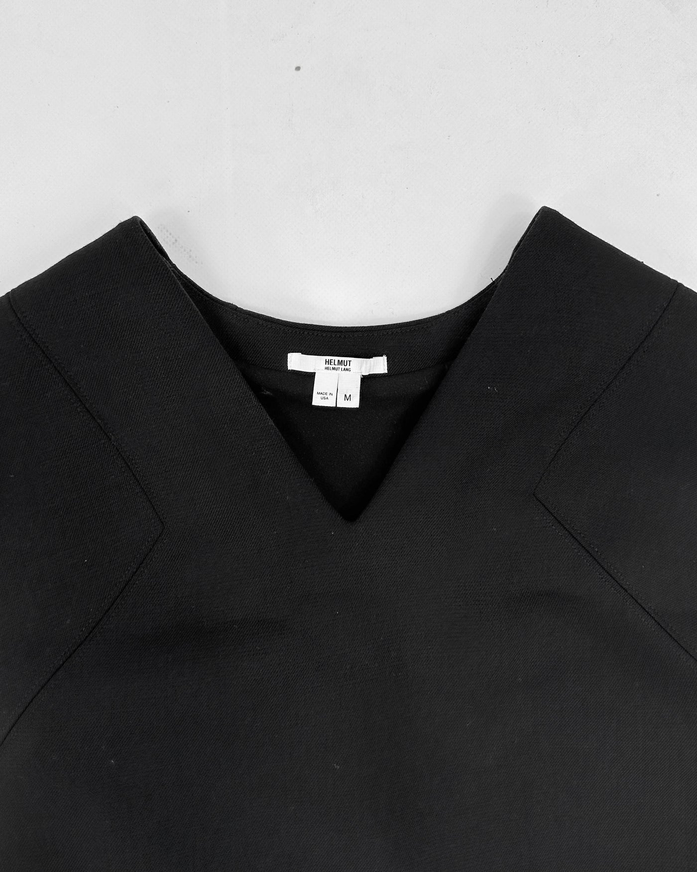 Helmut Lang Full Zipped Black Dress Made in Usa 1990's