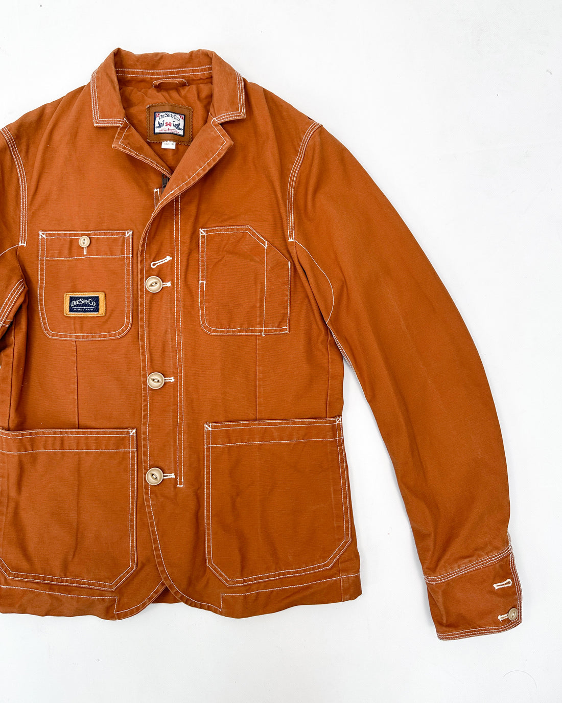 Diesel Orange WorkWear Jacket 1990's