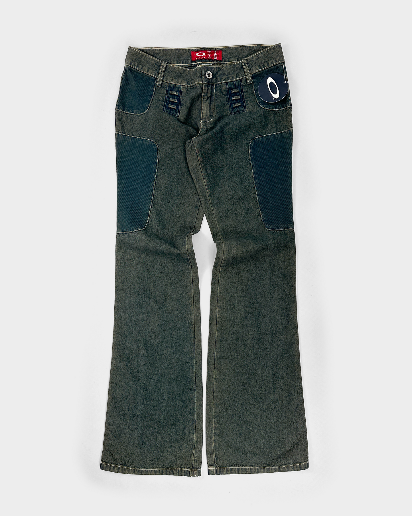 Oakley Red Core 2-Tone Denim Pants 2000's