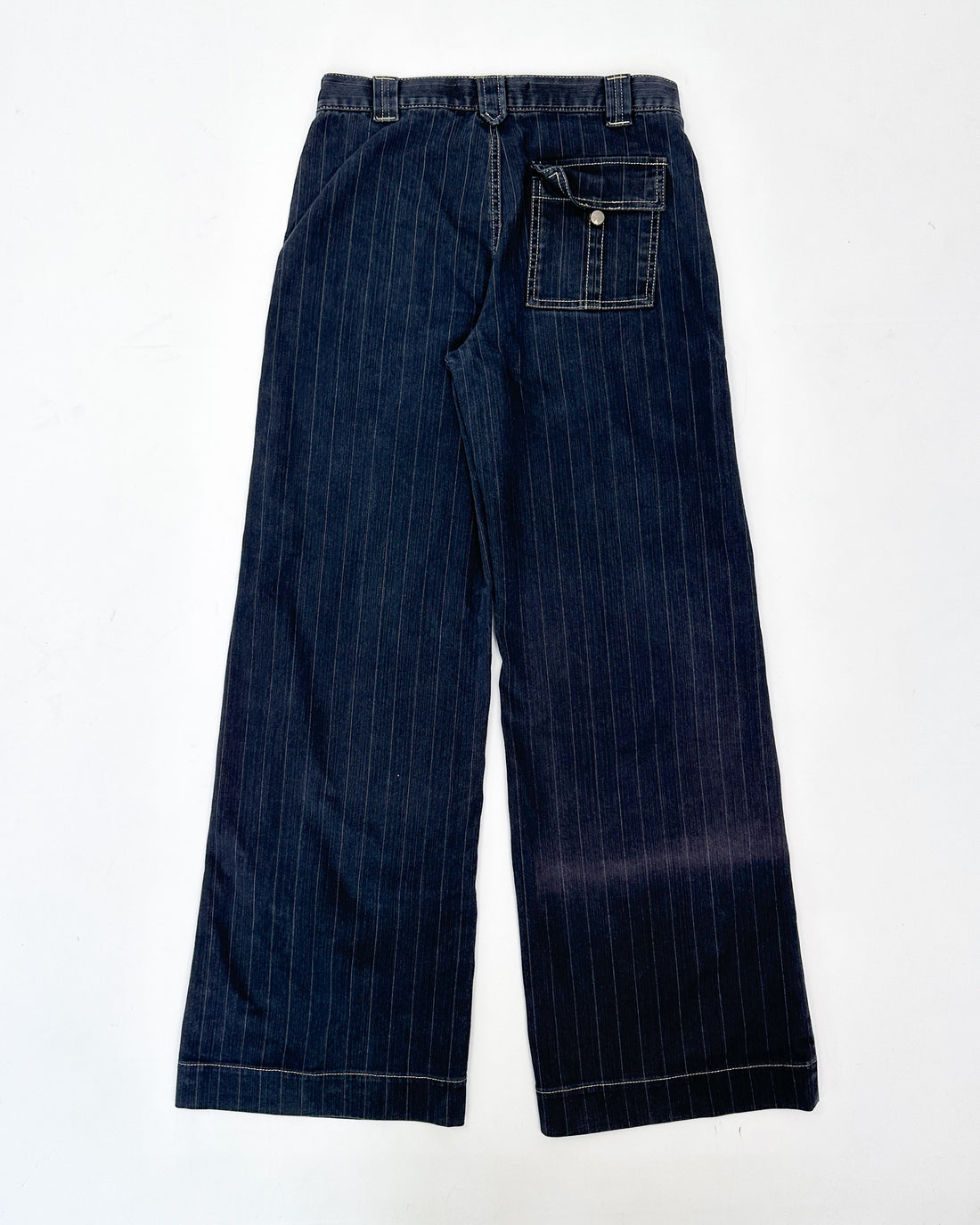 Just Cavalli Striped Denim Pants 1990's