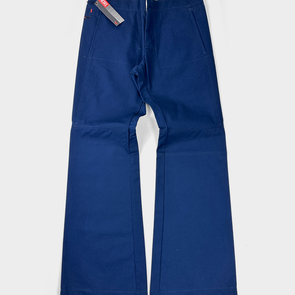 Diesel Electric Blue "Biland" Flare Pants 2000's