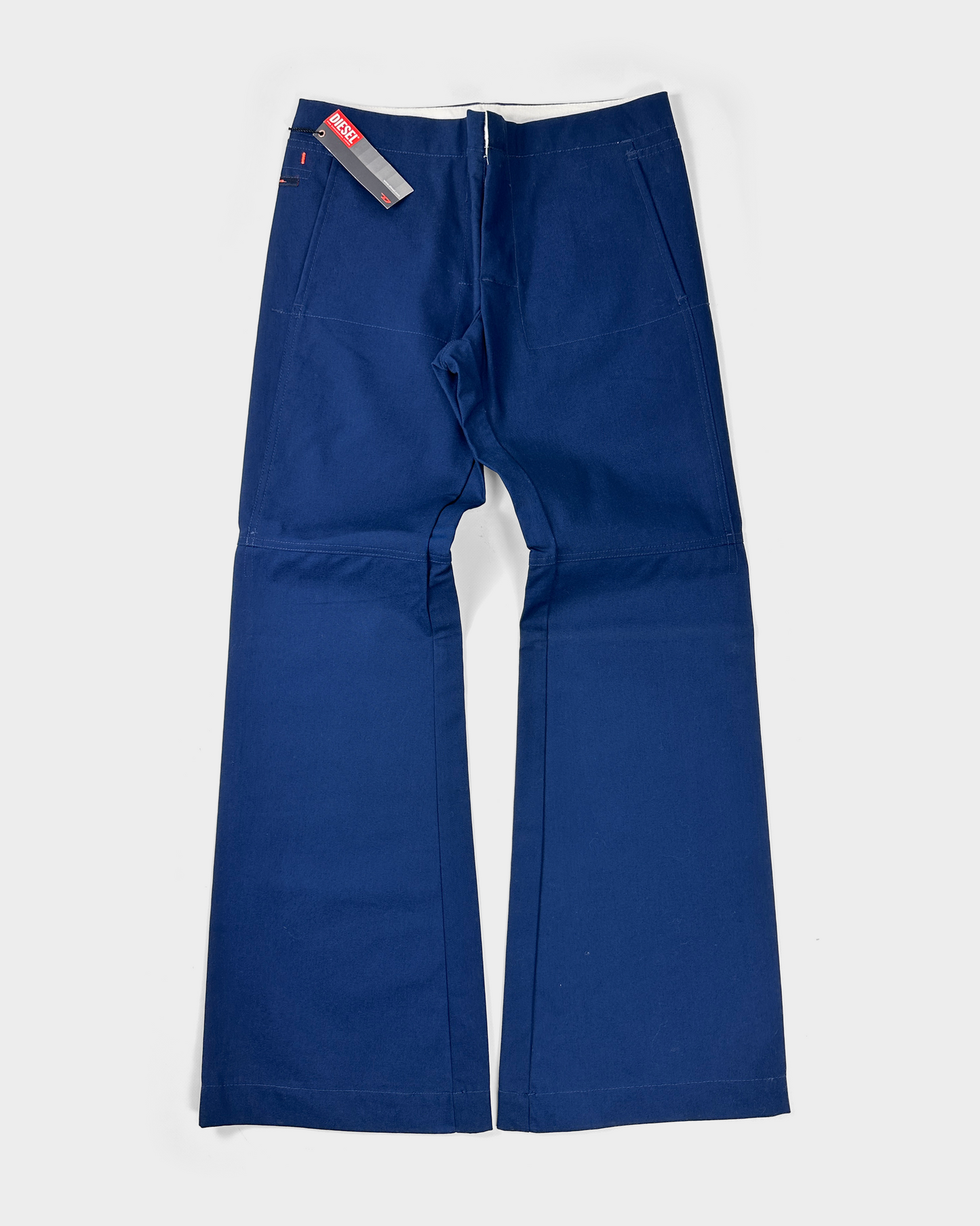 Diesel Electric Blue "Biland" Flare Pants 2000's