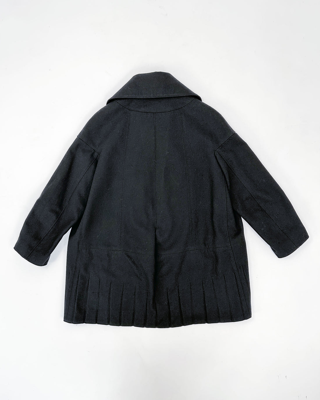 Comme Des Garçons By Junya Watanabe Black Pleated Jacket 2011