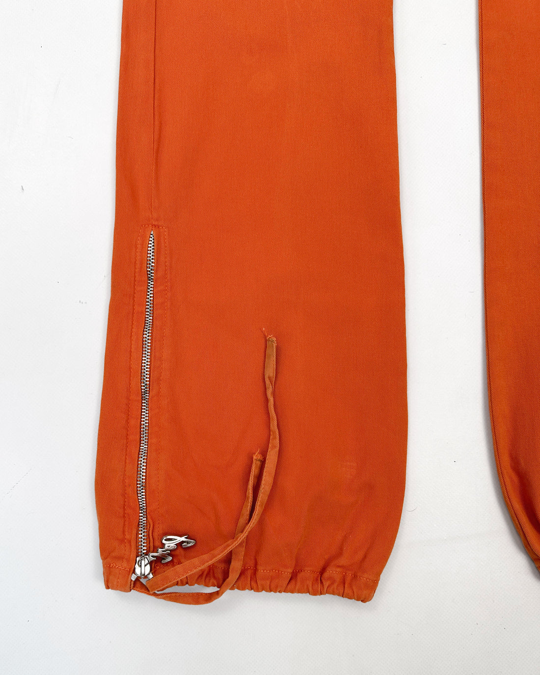 Iceberg Orange Utility Zip Pants 2000's