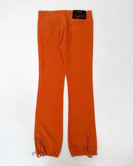 Iceberg Orange Utility Zip Pants 2000's