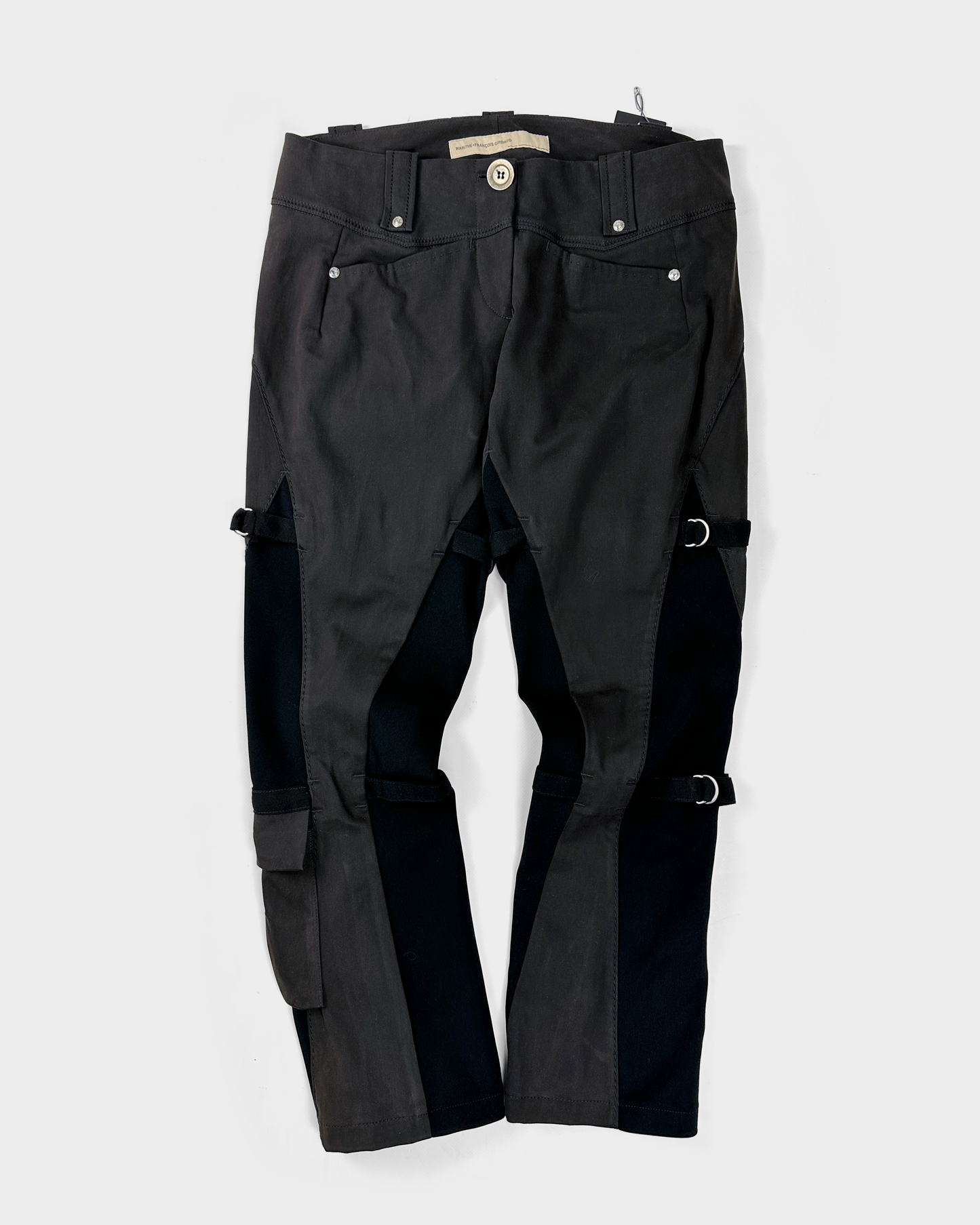 Marithé Francois Girbaud Bondage Dark Grey Pants 2000's