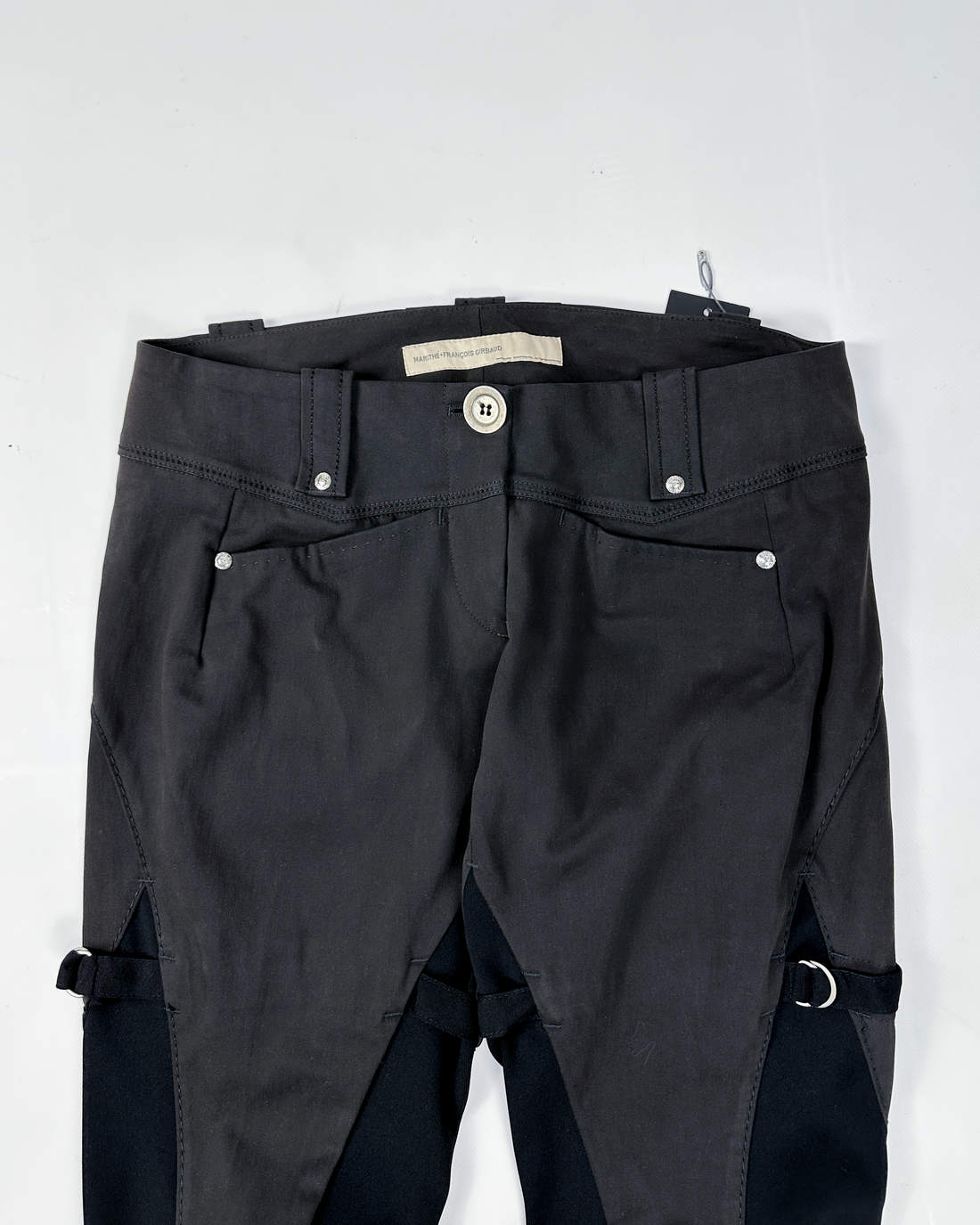 Marithé Francois Girbaud Bondage Dark Grey Pants 2000's