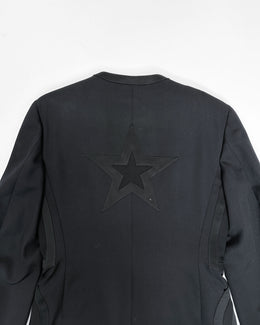Moschino Couture Symmetrical Details Black Jacket 1990's