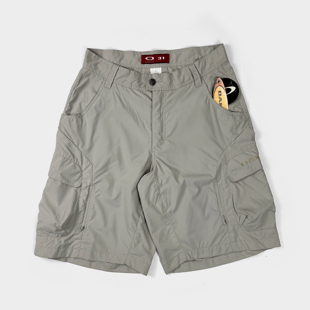 Oakley Red Core Egg Pockets Utility Shorts 2000's