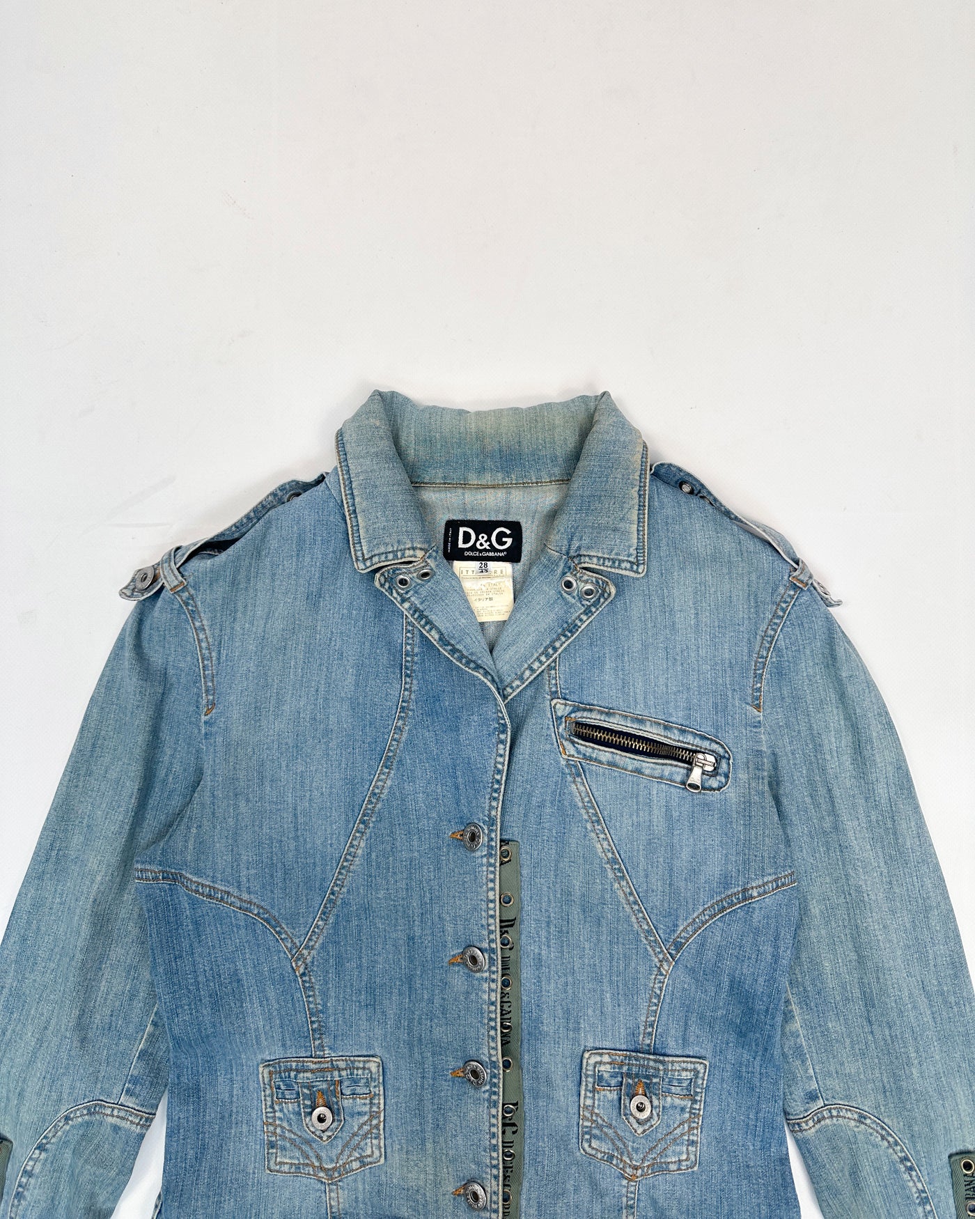 Dolce & Gabbana Utility Denim Jacket 2000's