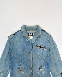 Dolce & Gabbana Utility Denim Jacket 2000's