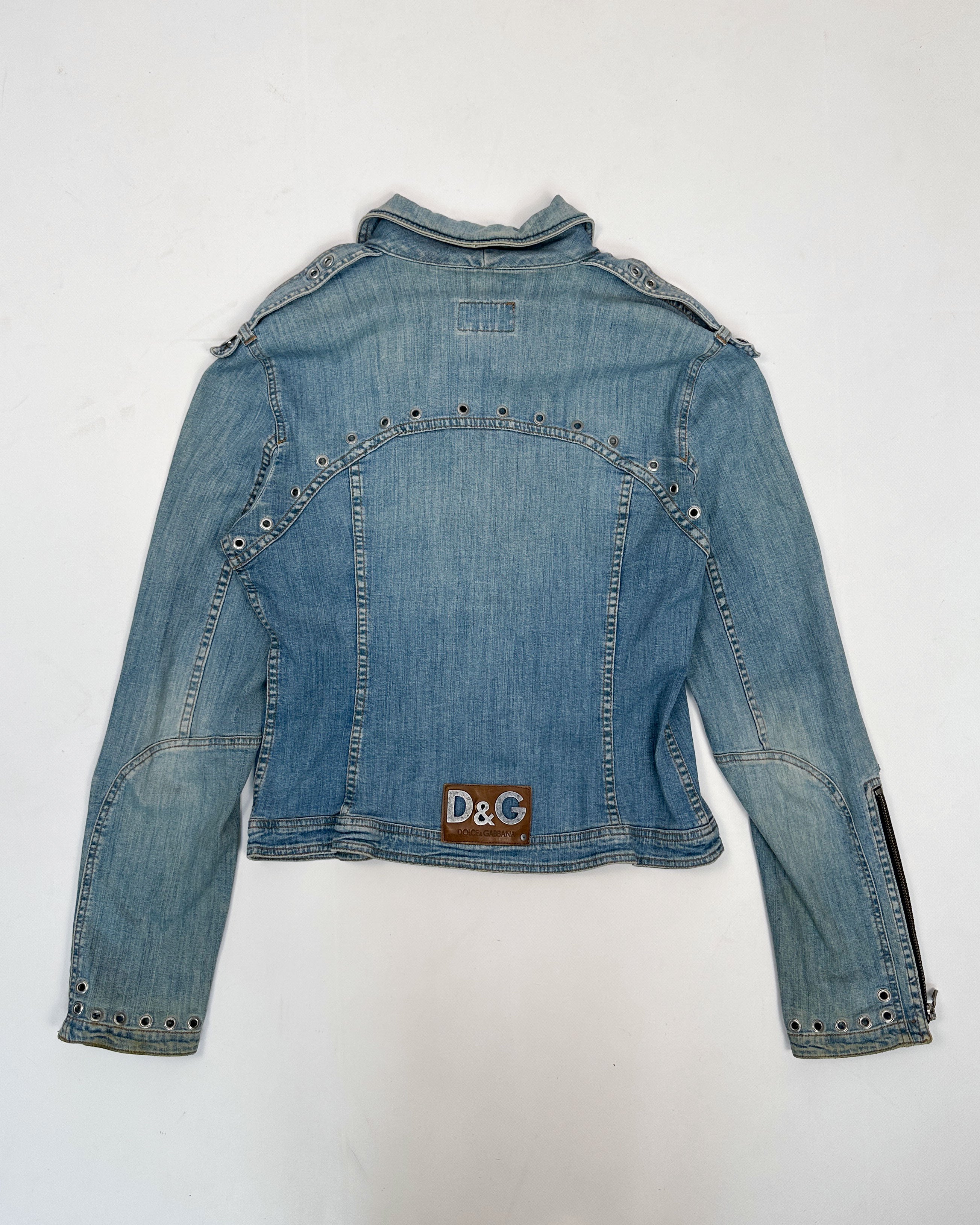 Dolce Gabbana Utility Denim Jacket 2000 s