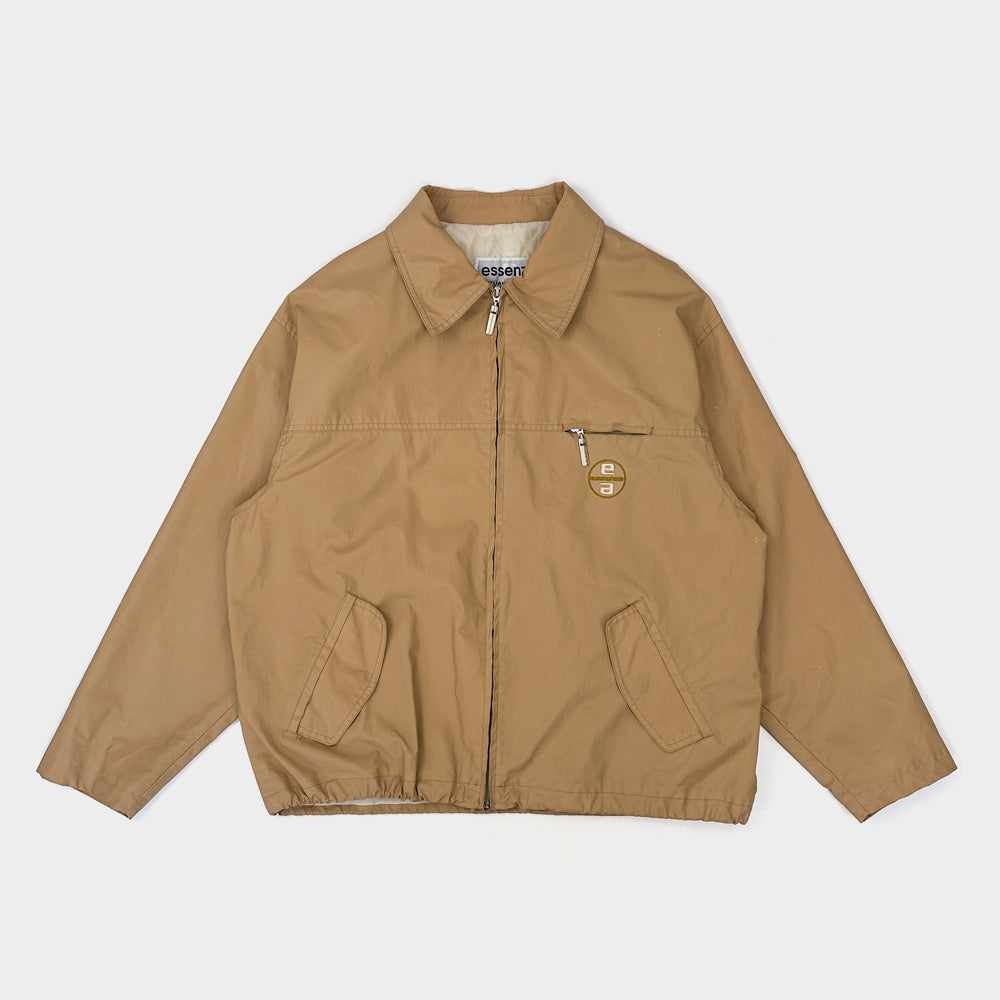 Essenza Beige Windbeaker Jacket 1990's