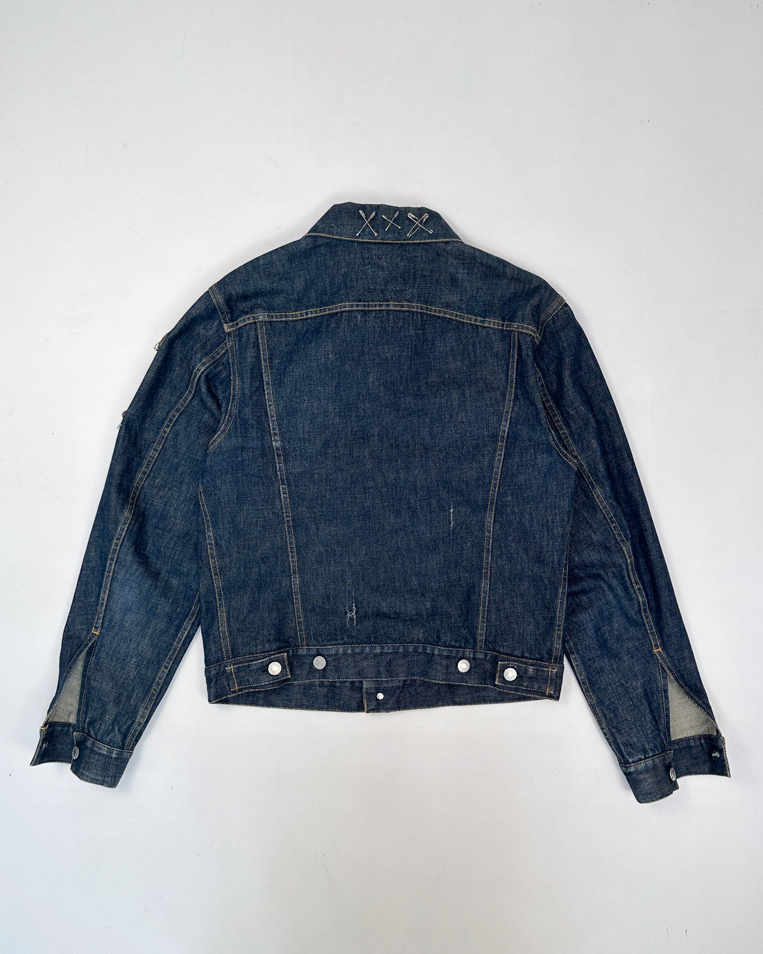 Helmut Lang Custom Distressed Classic Denim Jacket 1999