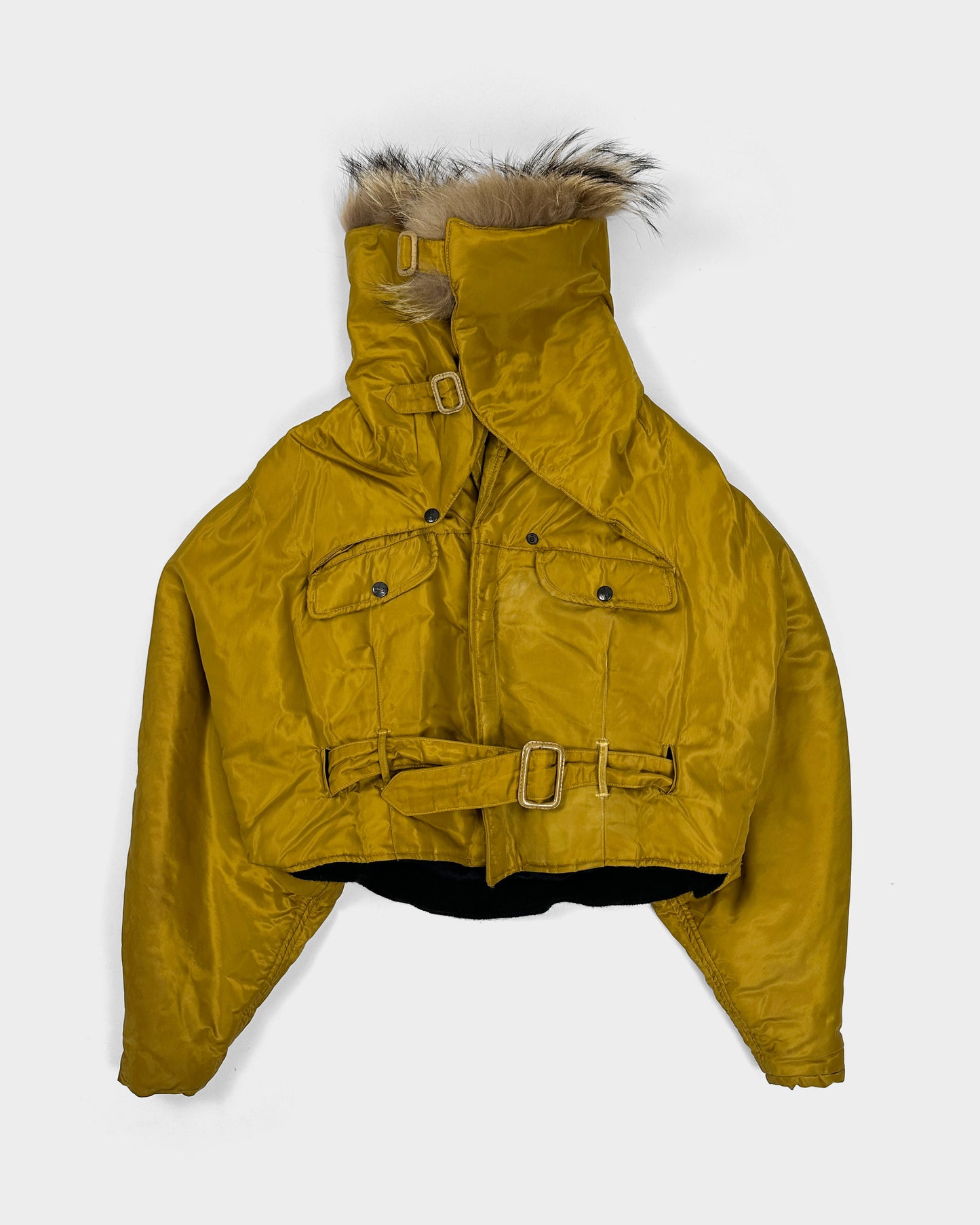 Closed By Marithé Francois Girbaud Yellow Triangle Jacket 1990's