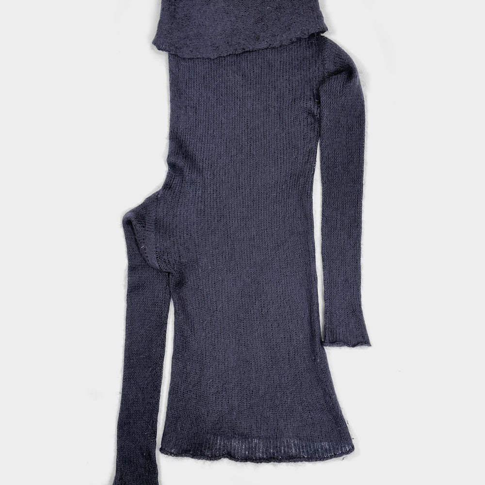 Isabel Benenato Mohair Asymmetric Long Knitwear 2012