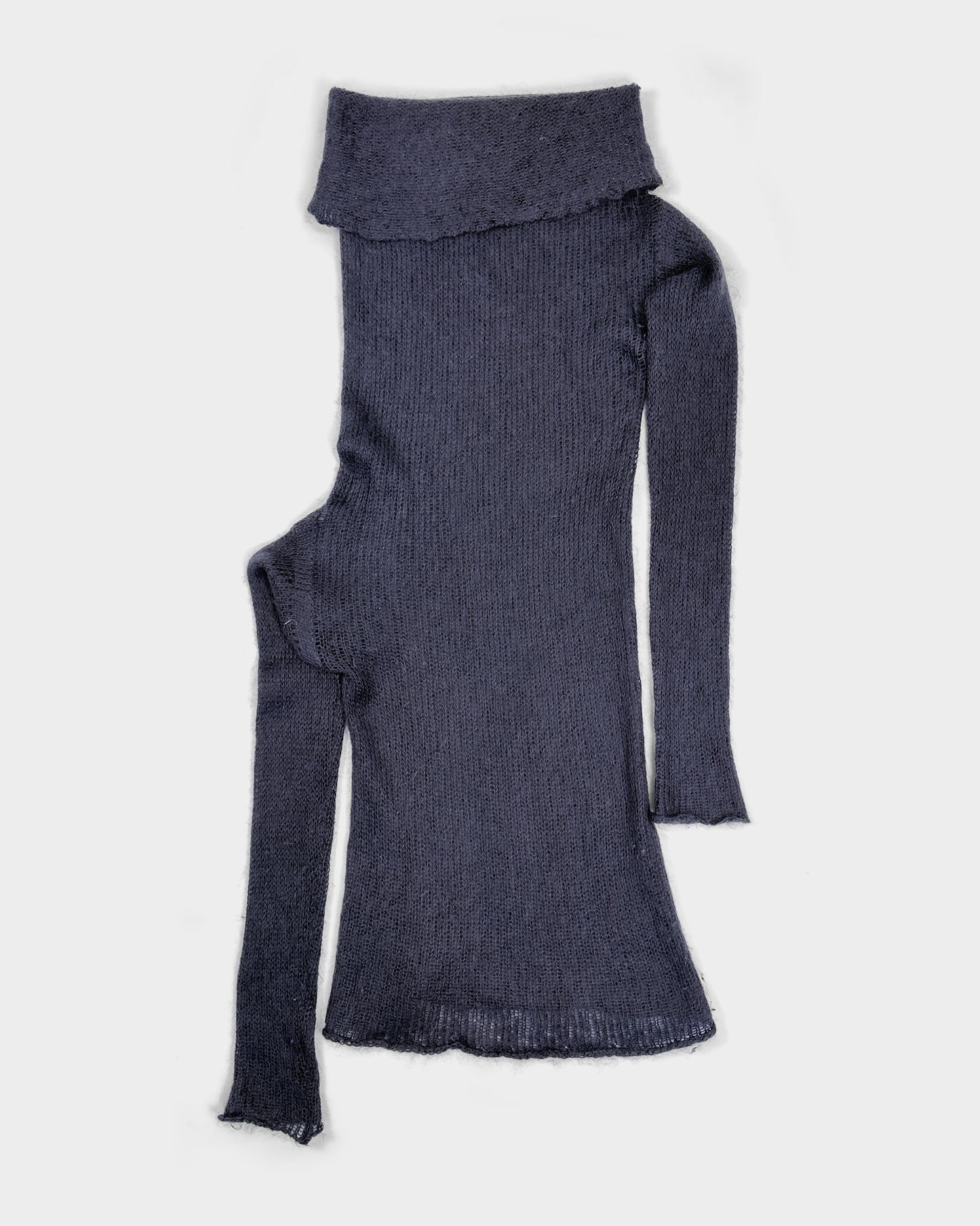 Isabel Benenato Mohair Asymmetric Long Knitwear 2012