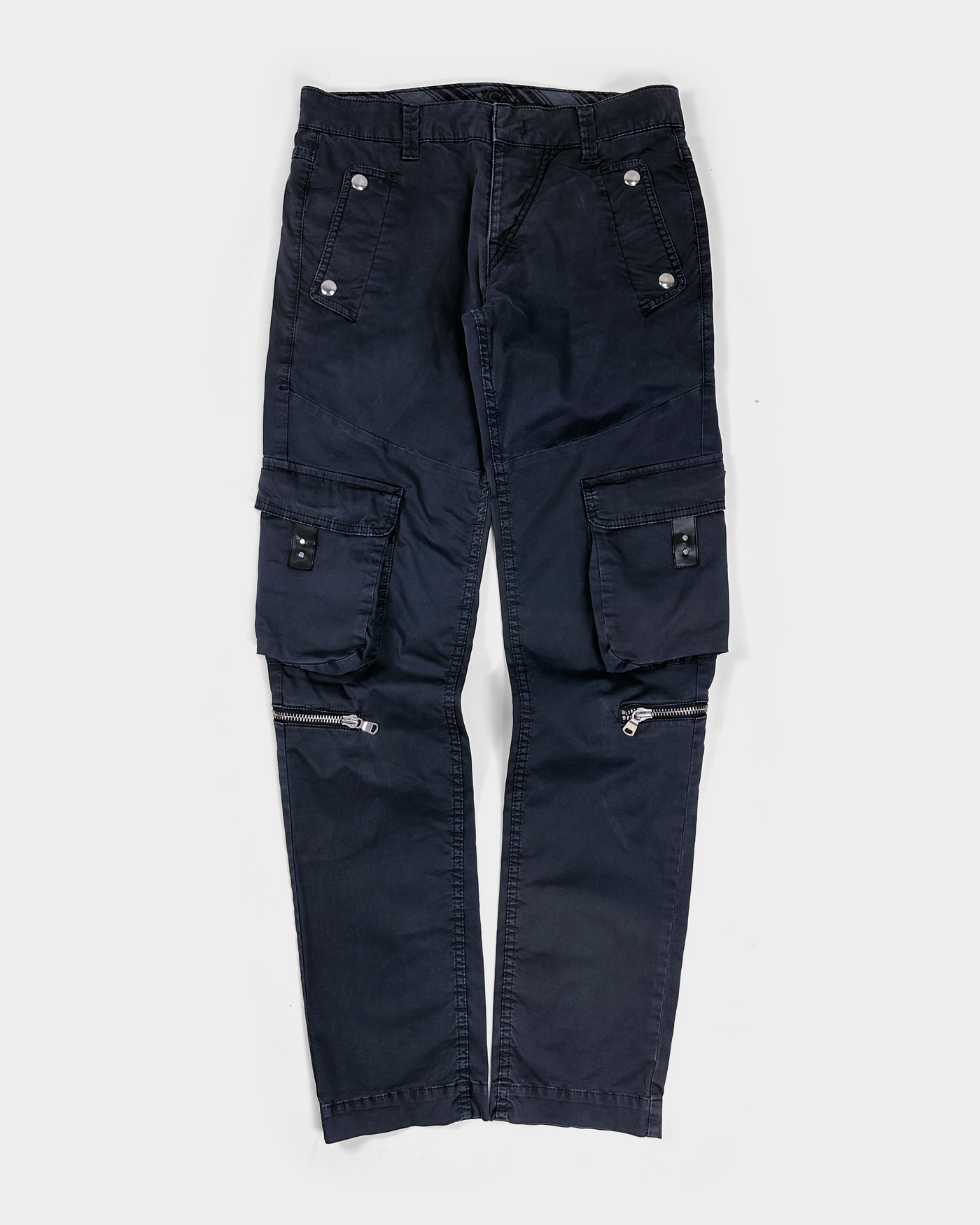 Ice By Iceberg Deep Blue Cargo Pants 1990's