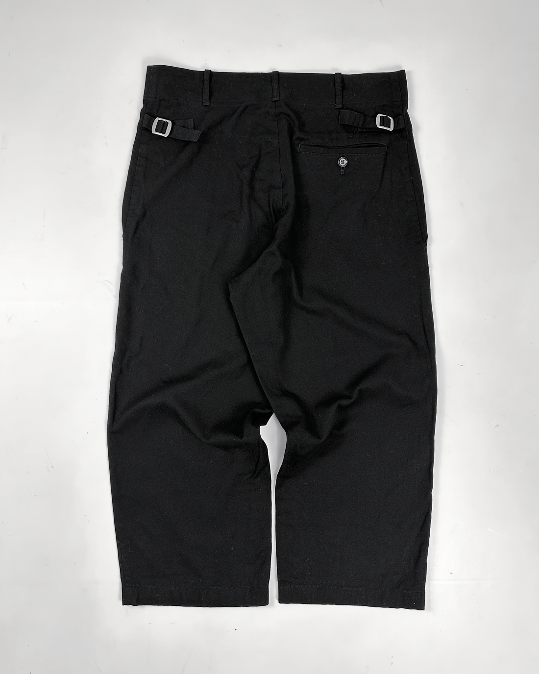 Yohji Yamamoto (Y's) Black 3/4 Cotton Pants A/W 2015