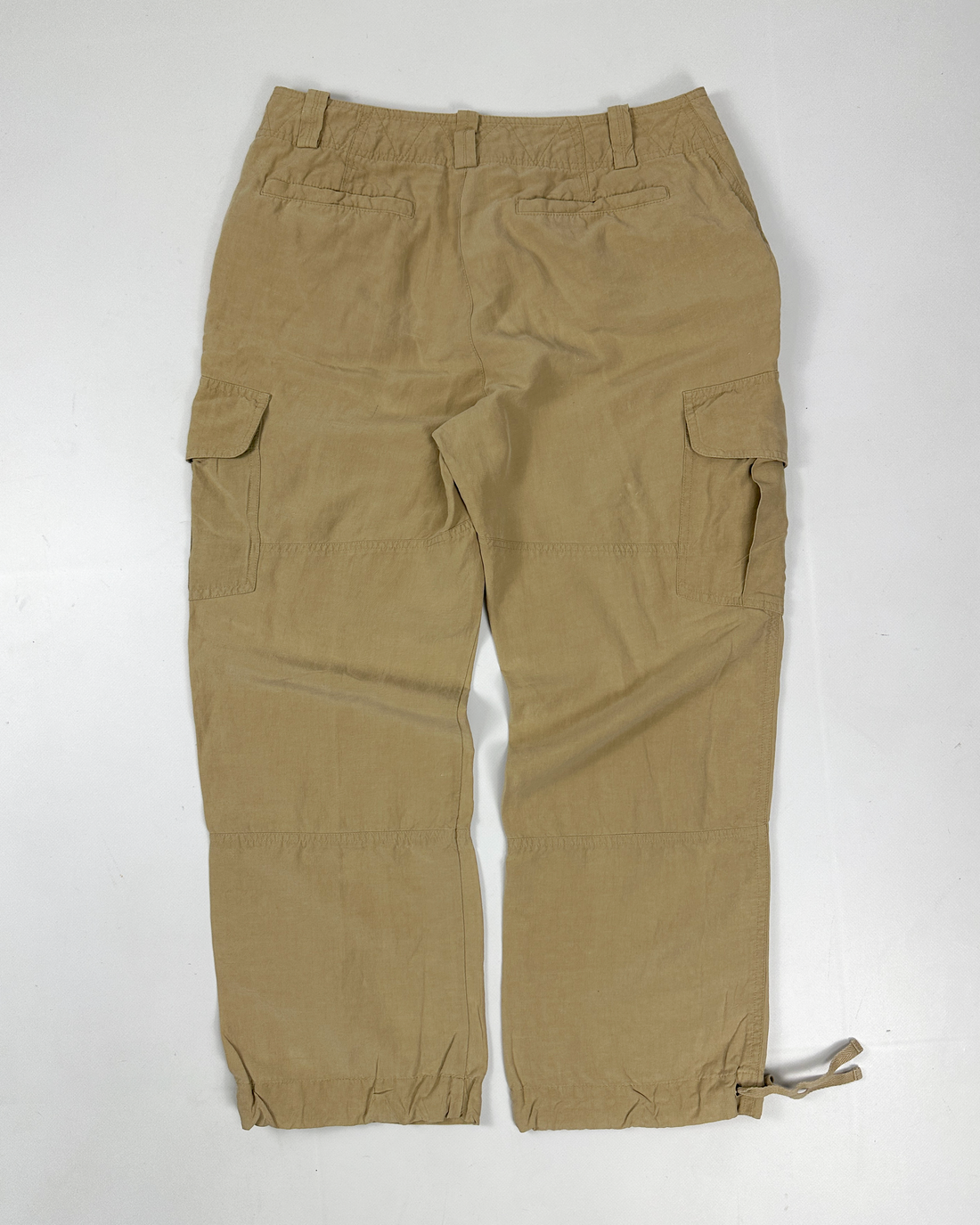 Lauren By Ralph Laurent Silk Cargo Pants 2000's