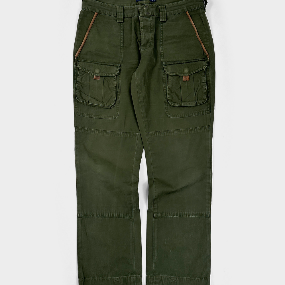 Ralph Lauren Military Green Cargo Pants 1990's