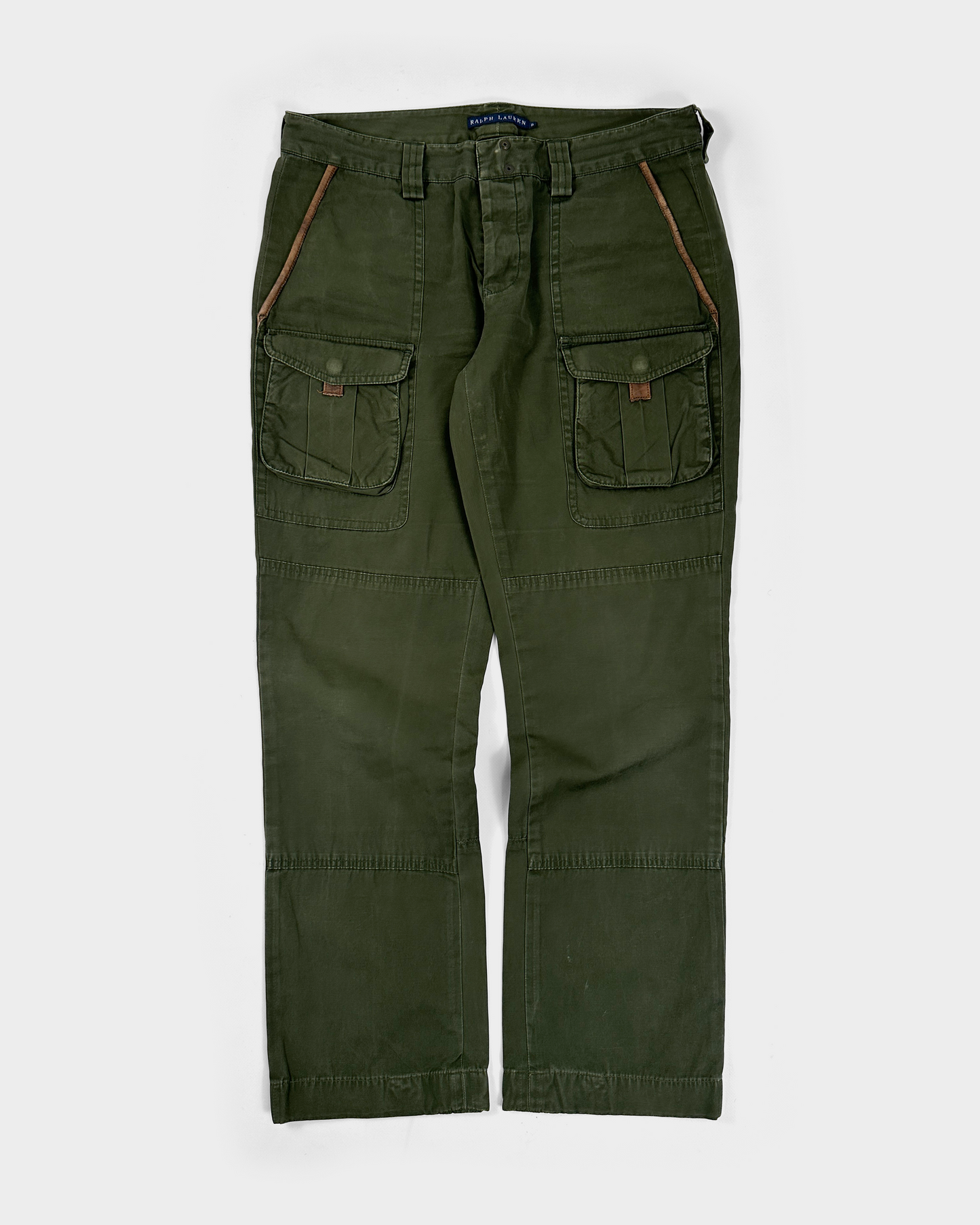 Ralph Lauren Military Green Cargo Pants 1990's