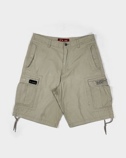 Oakley Red Core Beige Utility Shorts 2000's