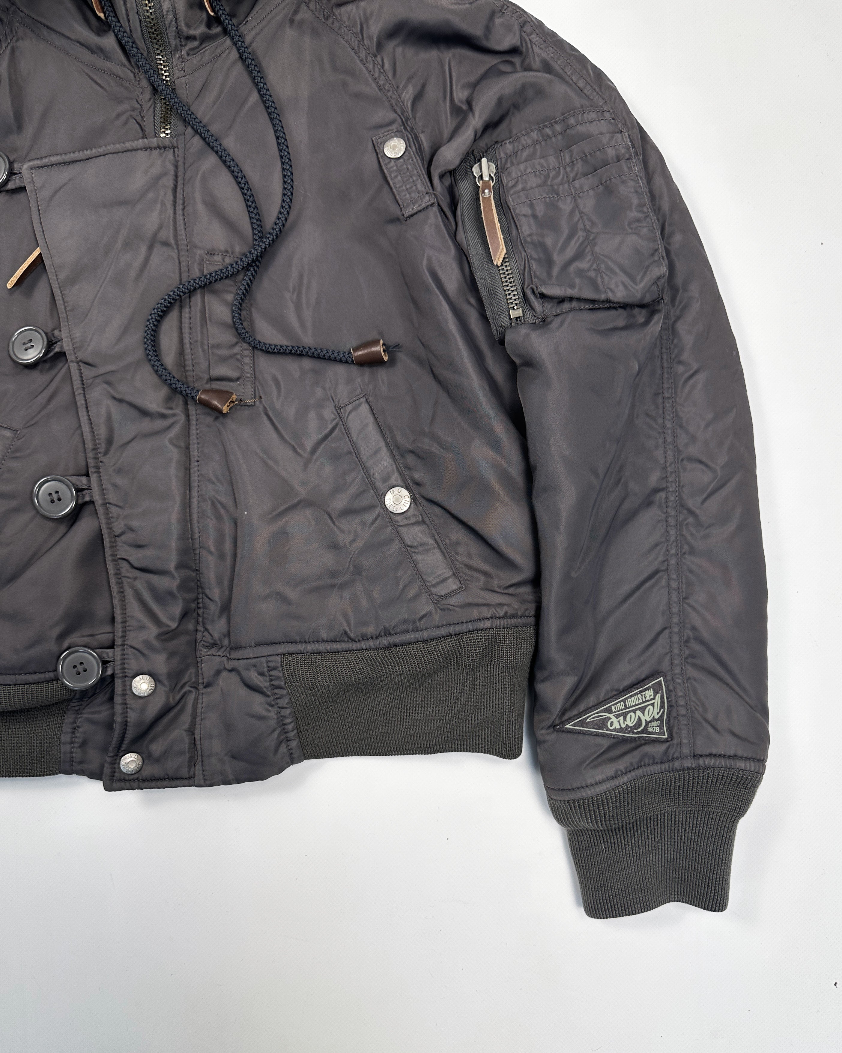 DIESEL shops Cropped Utility Jacket