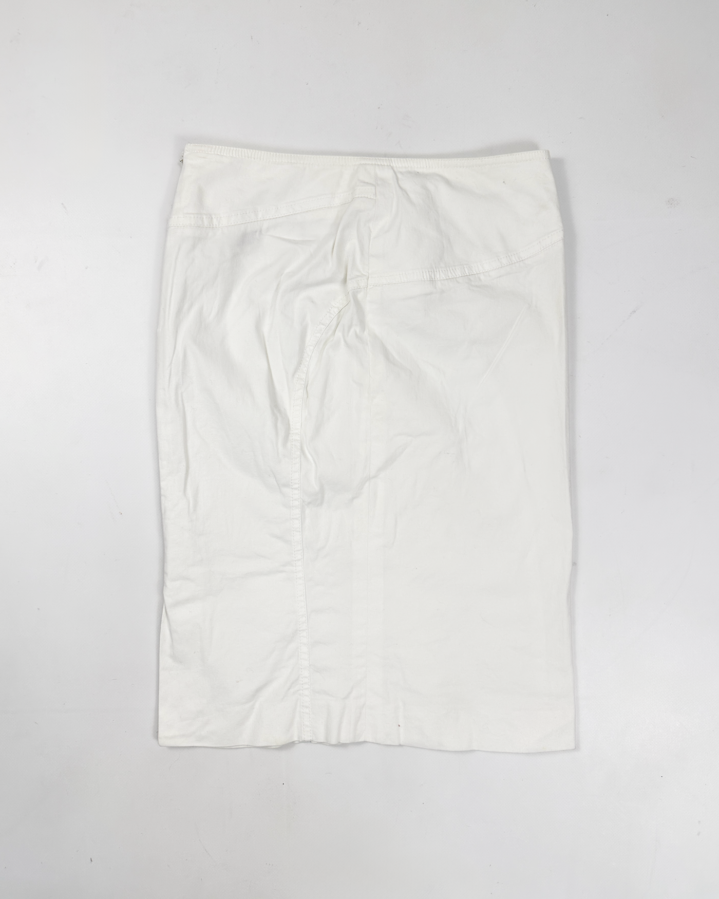 Only By Thierry Mugler White Flames Skirt 2000's