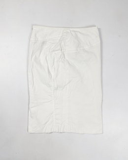 Only By Thierry Mugler White Flames Skirt 2000's